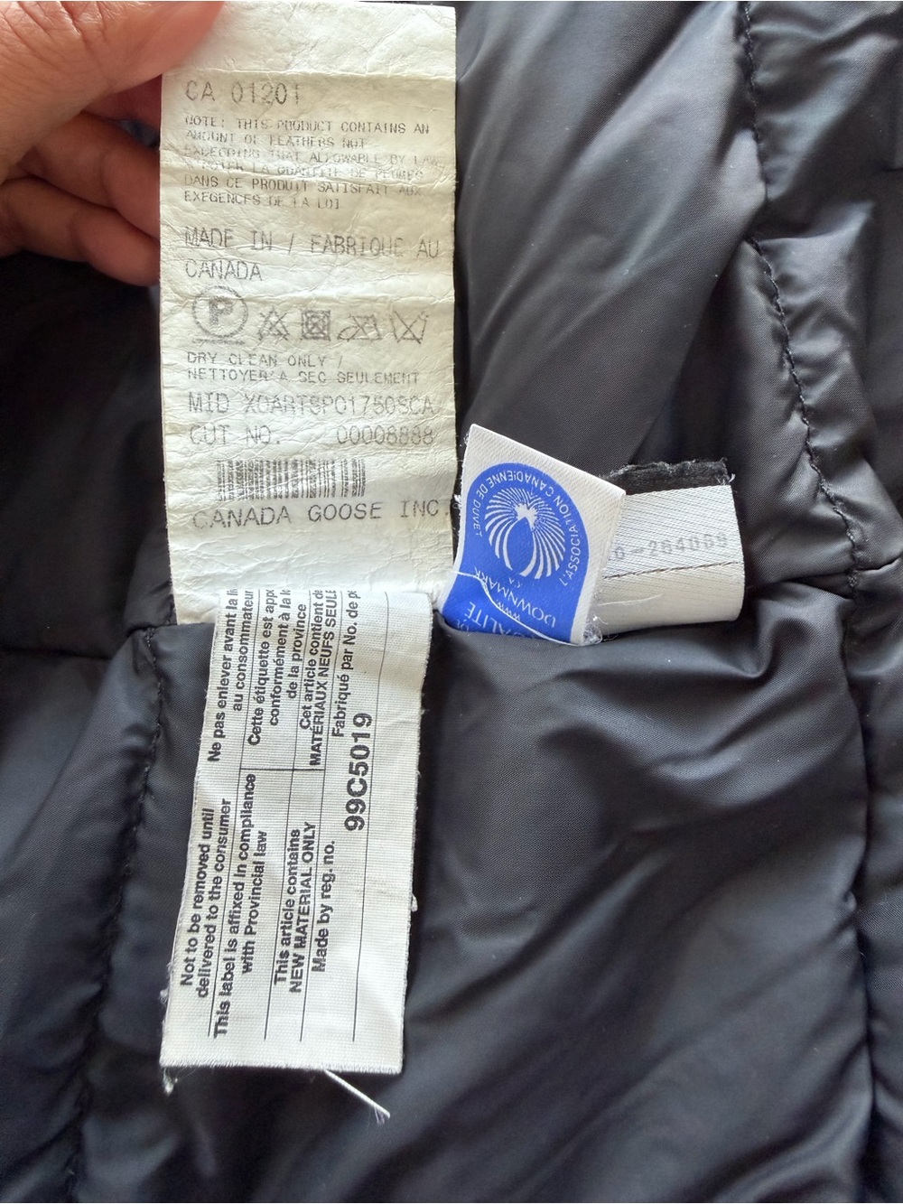 Canada Goose Black Kensington Parka with Fur Hood - Picture 11 of 11